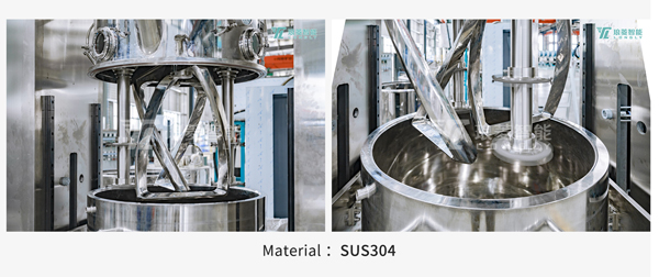 Material Selection of Gantry Planetary Mixer: LV Series