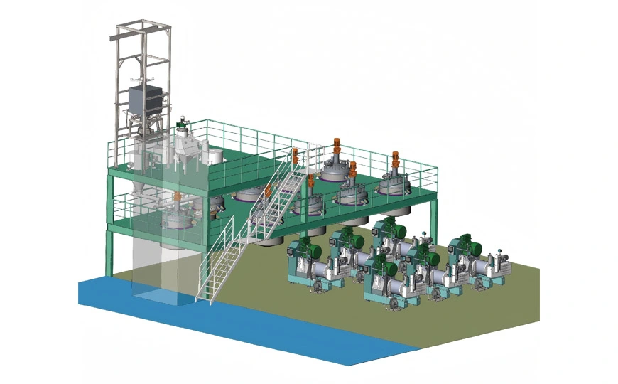 Battery Anode Material Automatic Production Line